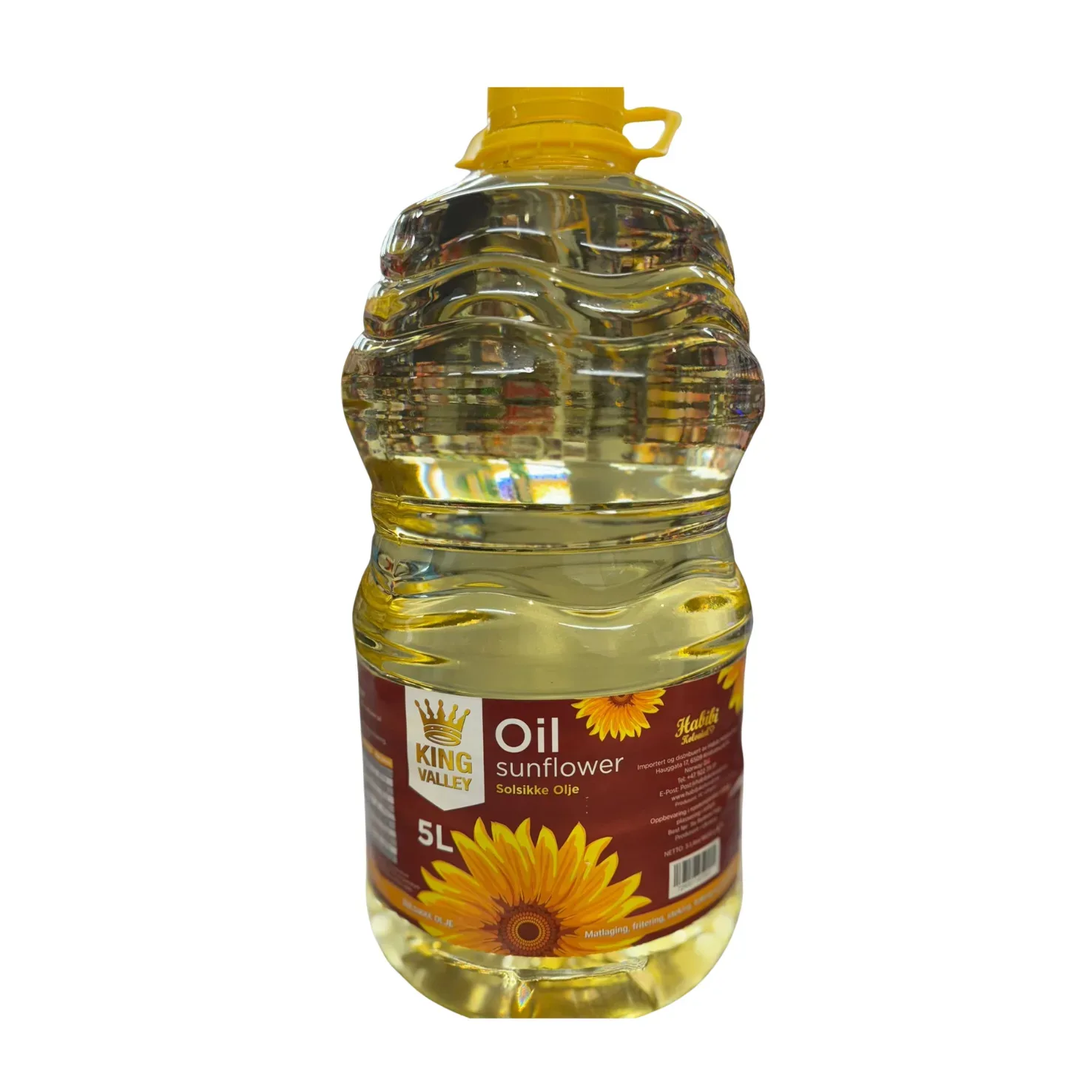 King Valley Solsikke Olje 3x5L