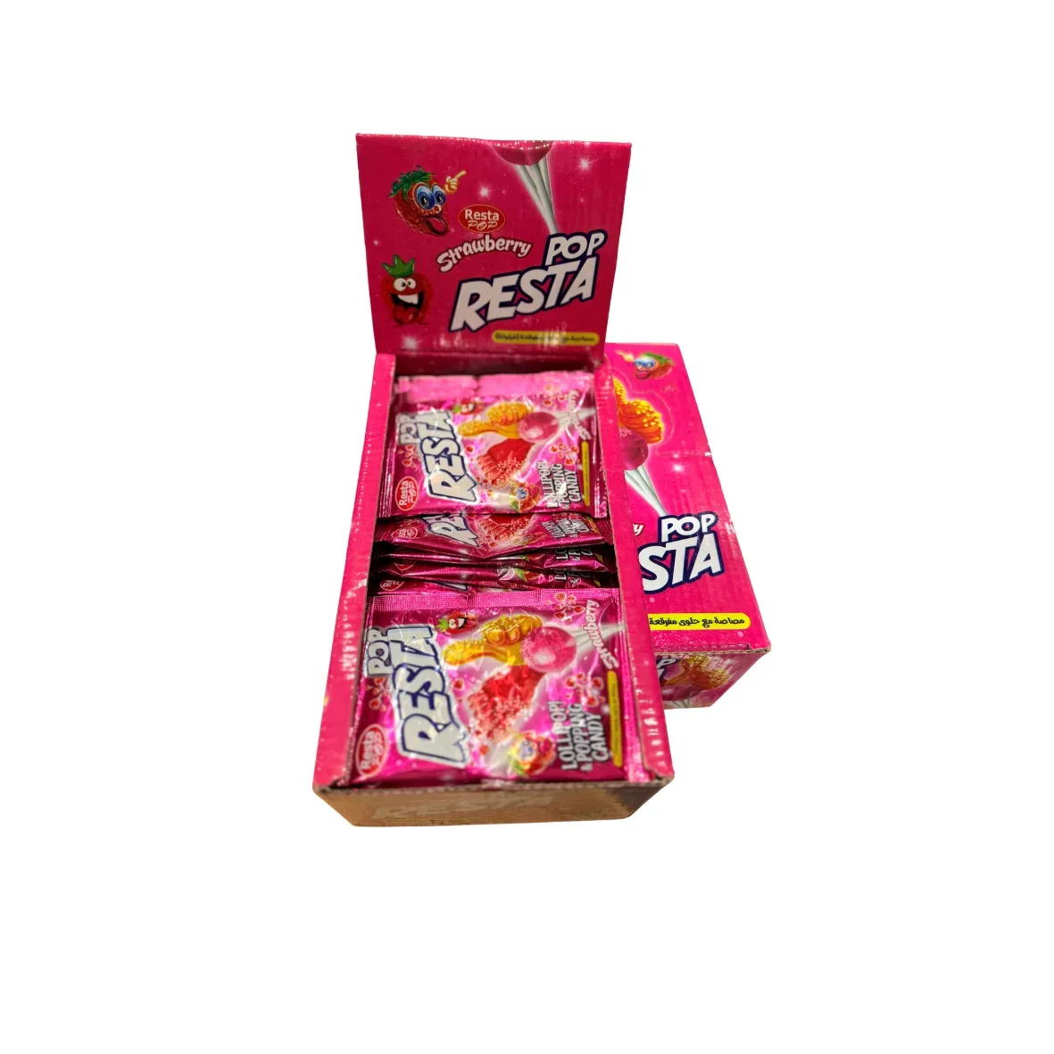 LOLLIPOP RISTE JORDBÆR 1X30