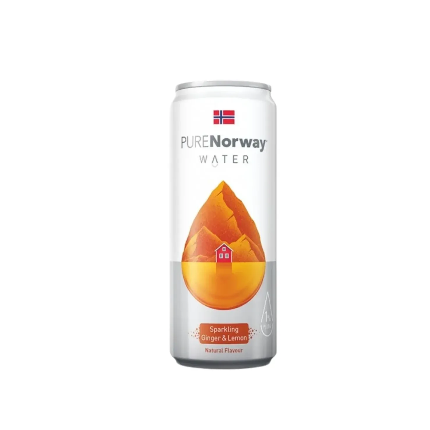 INGEFÆR&LIME SMAK VANN MED KULSYRE 1X24