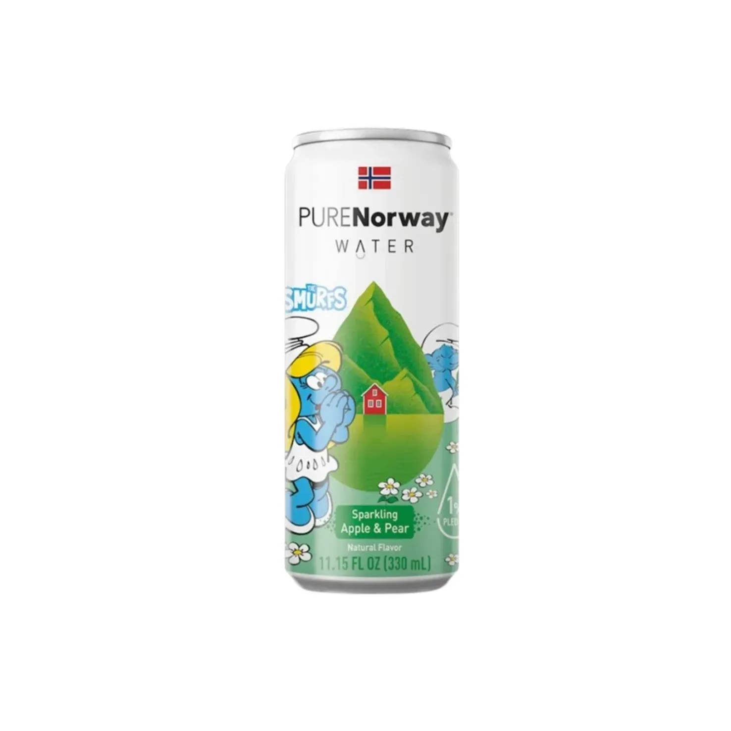 APPLE & PÆR  SMAK VANN MED KULSYRE 1X24
